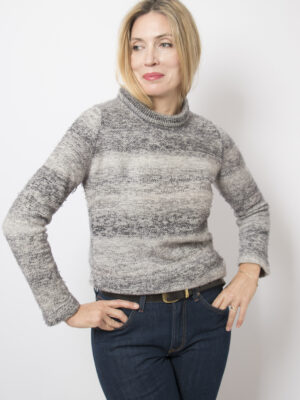 Bruno Manetti Gray Cashmere Sweater
