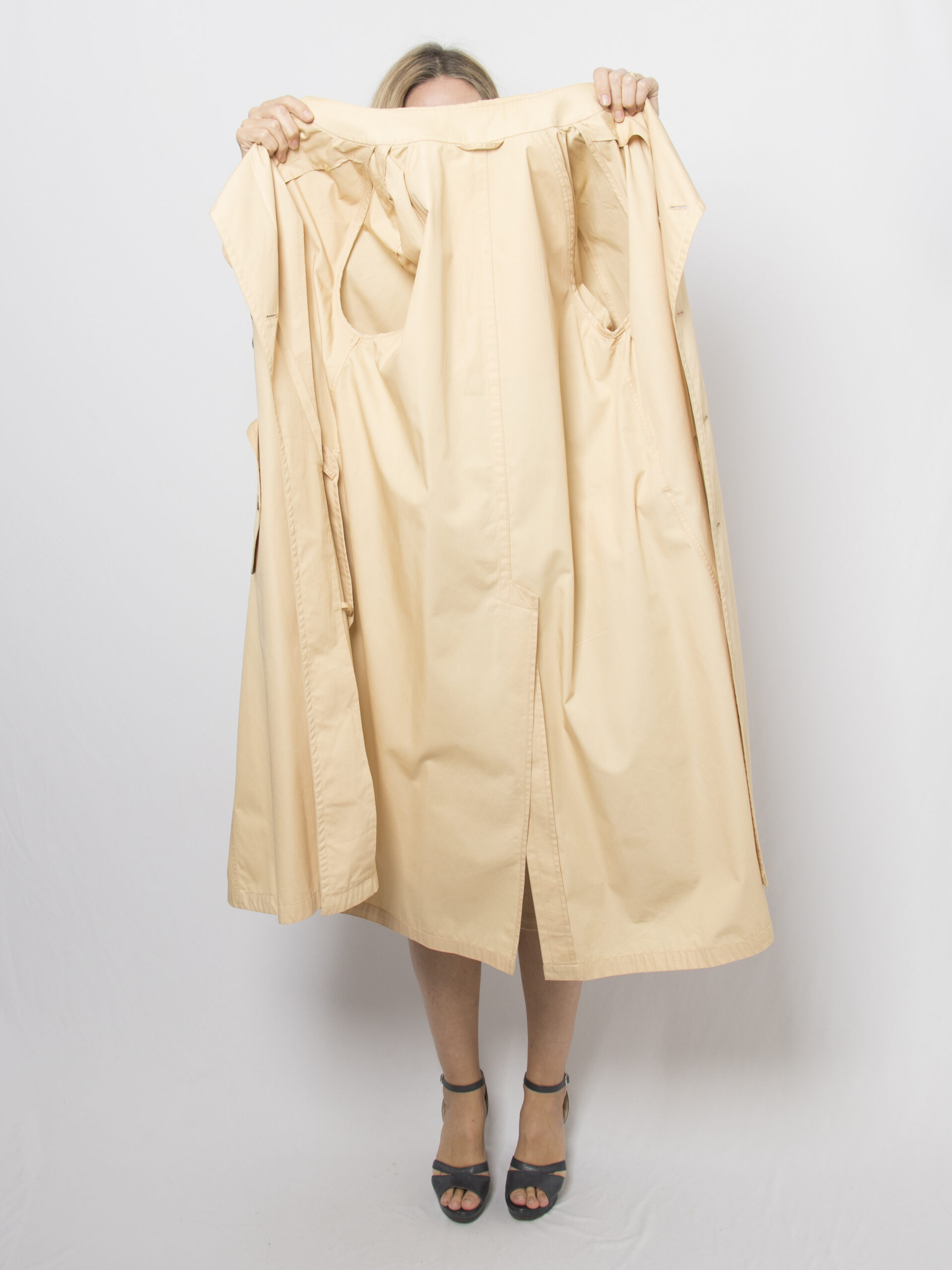 Vintage Butter Trench Coat Vintage Butter Trench Coat - Image 5
