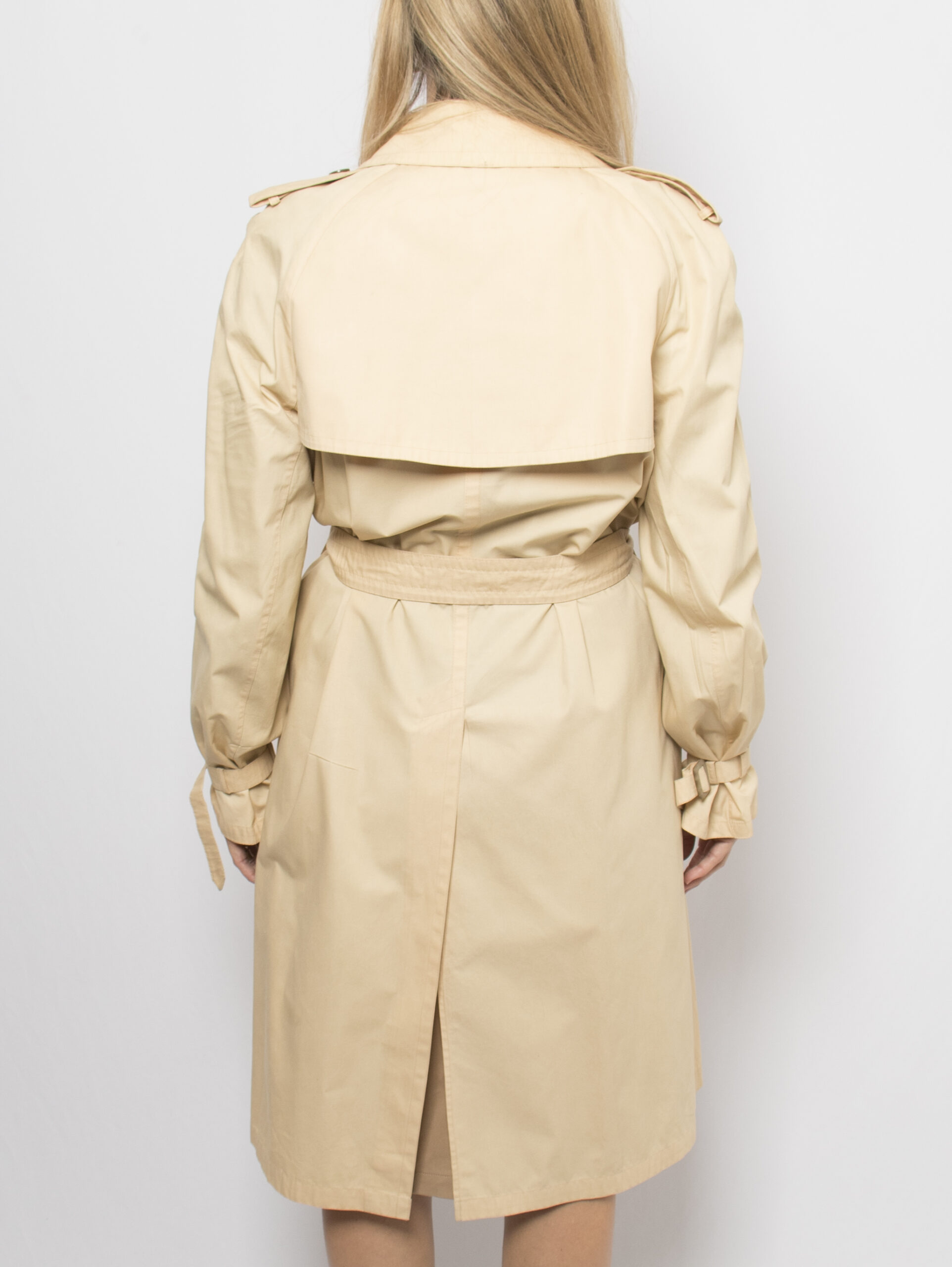 Vintage Butter Trench Coat Vintage Butter Trench Coat - Image 10