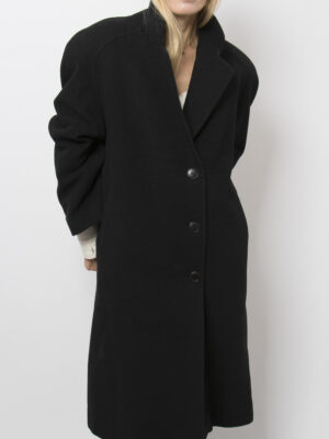 80s FRANCO ANCONA Long Wool Coat