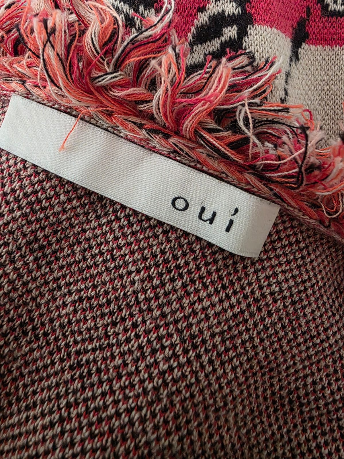Oui Wrap Animal Print Cardigan Oui Wrap Animal Print Cardigan - Image 8
