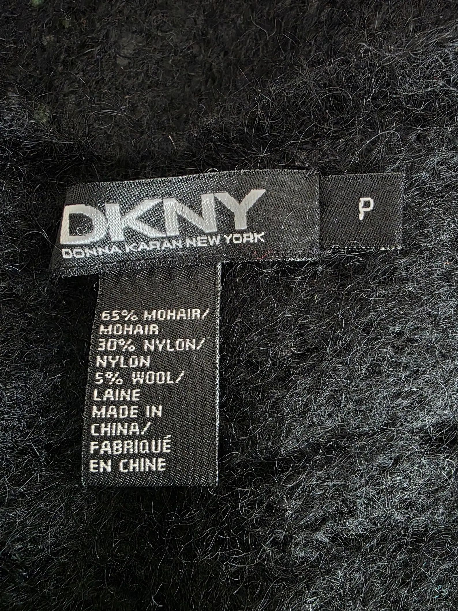 DKNY Mohair Pointelle Wrap Cardigan DKNY Mohair Pointelle Wrap Cardigan - Image 10